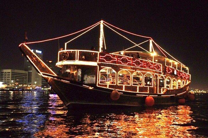 Dubai Frame With Dhow Cruise Dinner Marina Including Transfer