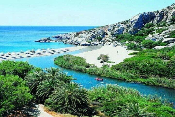 Preveli Palm Beach From Rethimno