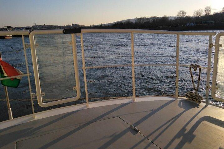 One hour Hen or Stag private party boat Budapest with unlimited beer and wine