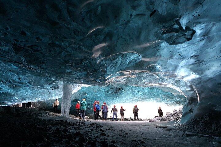 2-Day Blue Ice Cave, Glacier Lagoon and South Coast - Small Group