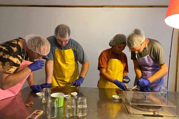 Chocolate Making and Tasting at a Local Factory in San José