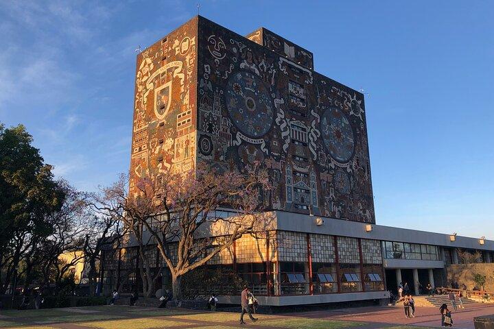 Xochimilco floating gardens, Coyoacan and UNAM murals