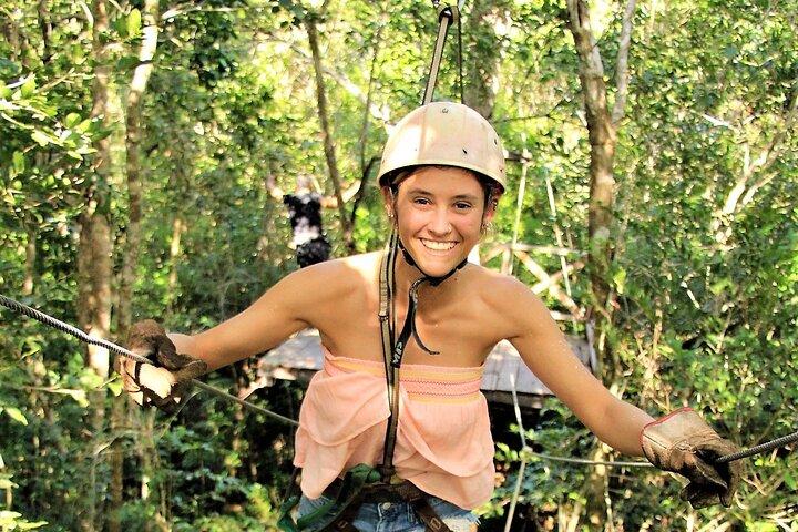 Cancun zip lines and Cenote
