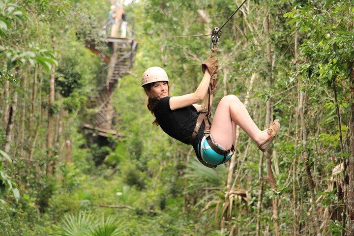 Cancun zip lines and Cenote