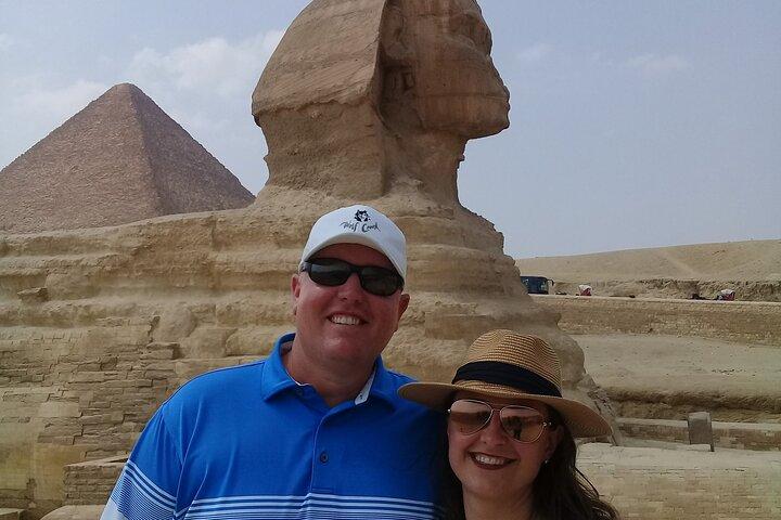 Giza Pyramids Sphinx & Egyptian Museum Private Full Day Tour