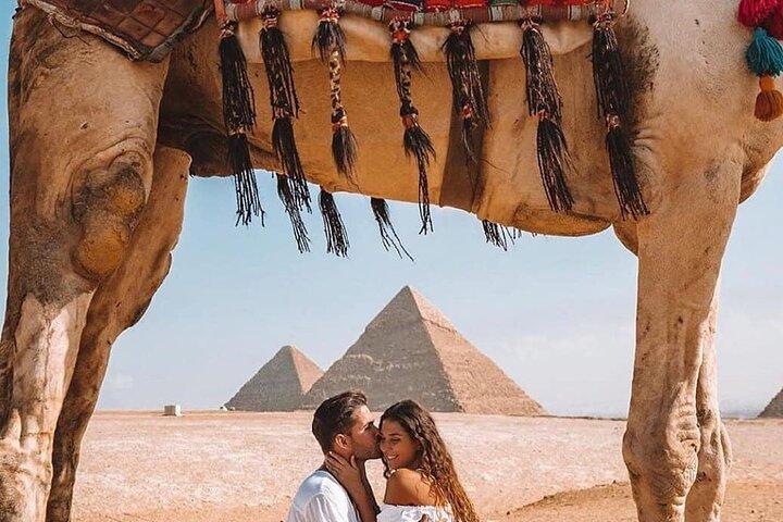 Luxury Giza Pyramids Tour with Breakfast & Camel Ride Experience