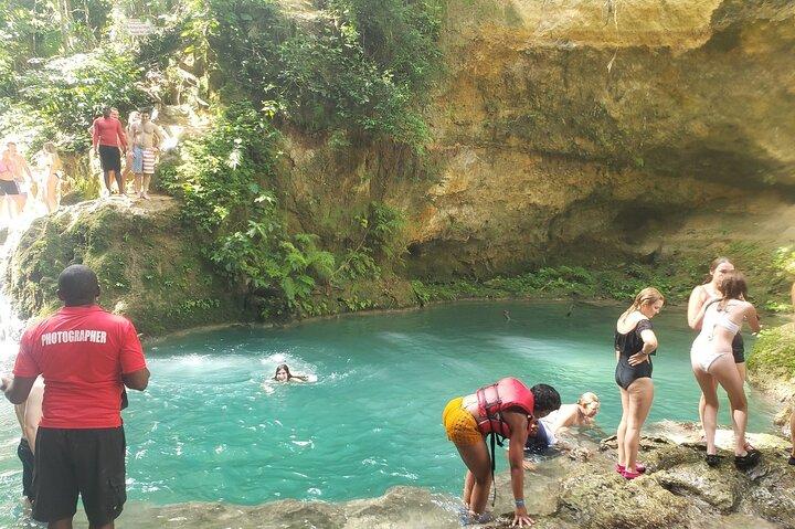 Private Combo Tour From Ocho Rios To Blue Hole and Konoko Falls