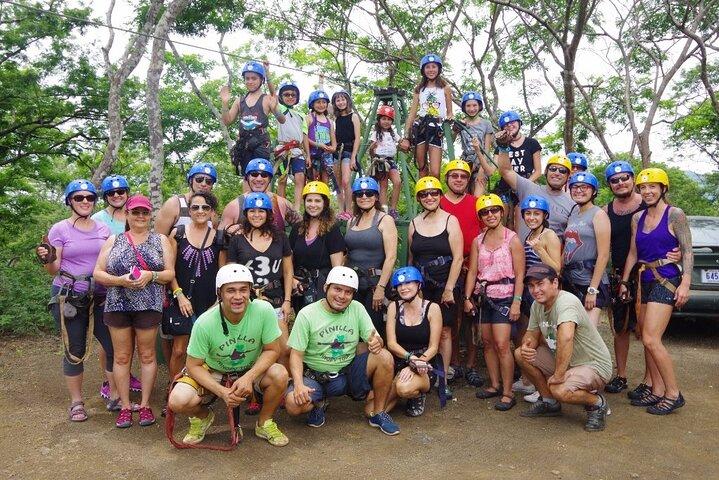 Rain Forest Canopy Tour from Tamarindo: Zipline, Hanging Bridge