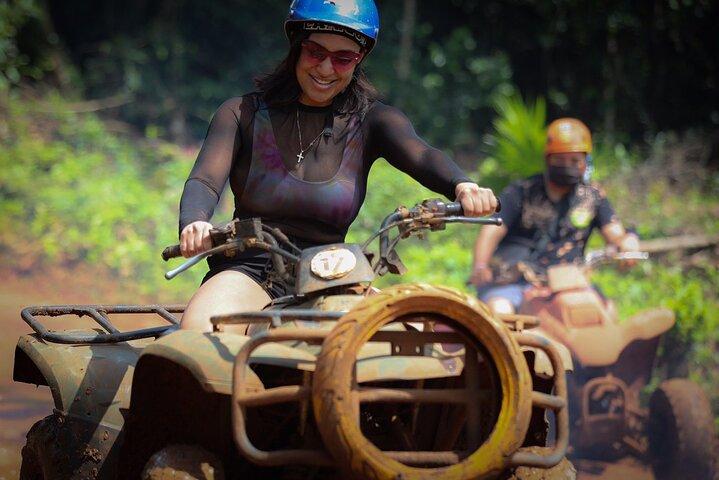 Horseback Riding & ATV Combo with Ziplines and Cenote Swimming