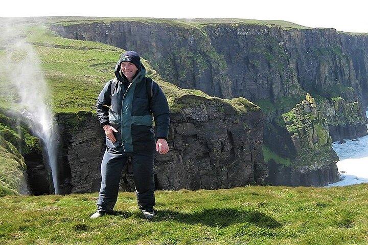 Cliffs of Moher walk with local farmer. Clare. Guided. 3.5 hours.