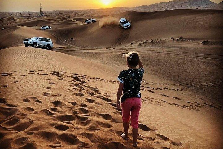 Private 4Hour Desert Adventure: Dune Bashing, Camel Ride & Photos