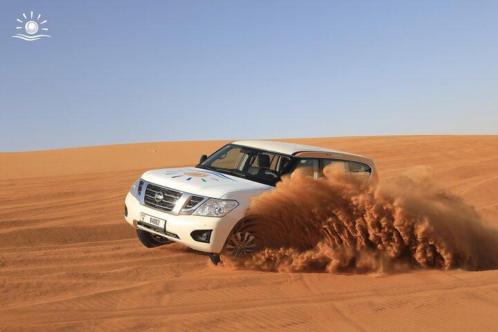Morning Desert Safari in Dubai with Camel Ride & Sand Boarding