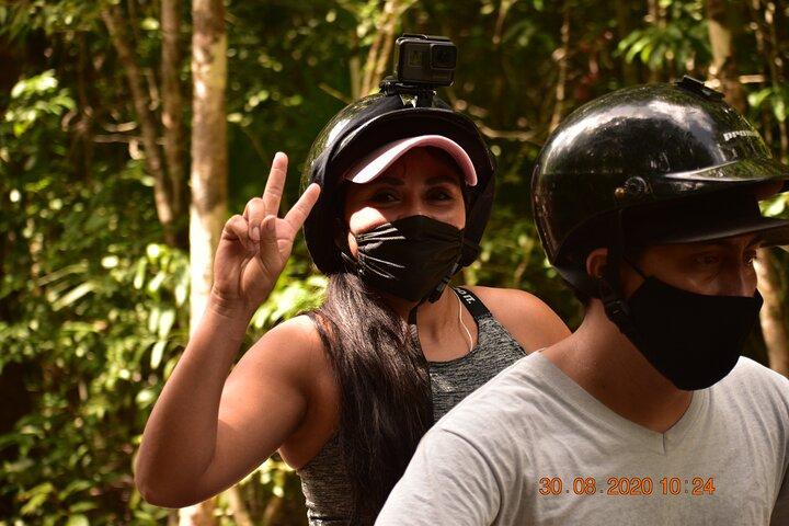 Jungle Tour! ATV Shared, Ziplining & Cenote from Playa Del Carmen