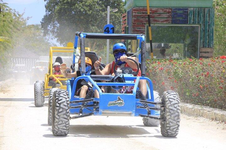 Buggy Ride, Cenote and Waterfall Pool at Bavaro Adventure Park