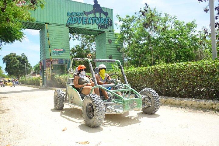 Buggy Ride, Cenote and Waterfall Pool at Bavaro Adventure Park