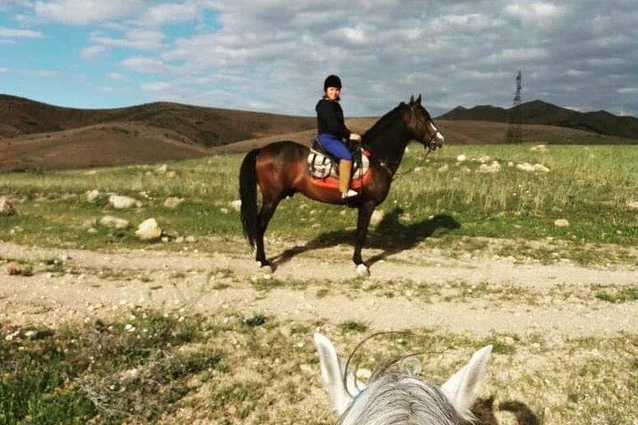Horseback Riding in a special agafay desert
