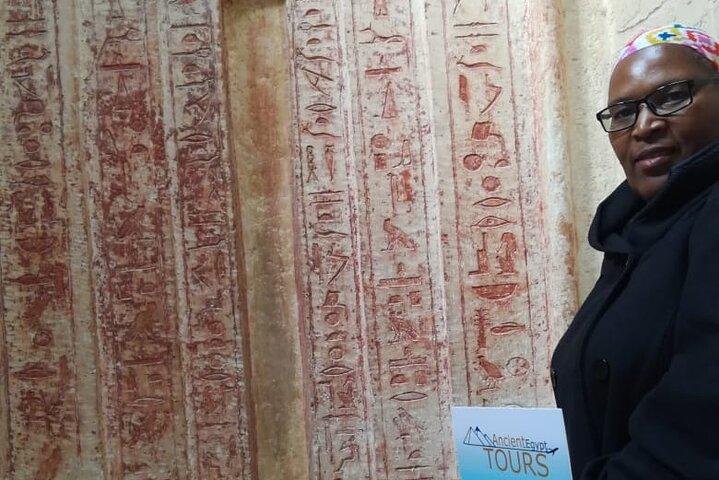 Private Tour to Giza Pyramids and Sakkara & Memphis& Dahshur Pyramids