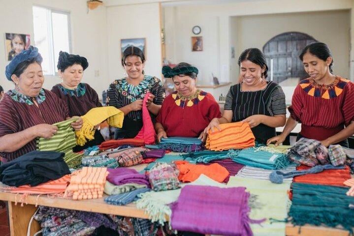 Tour a NGO non profit Vocational Training Center Amigos de Santa Cruz and explore the Mayan village