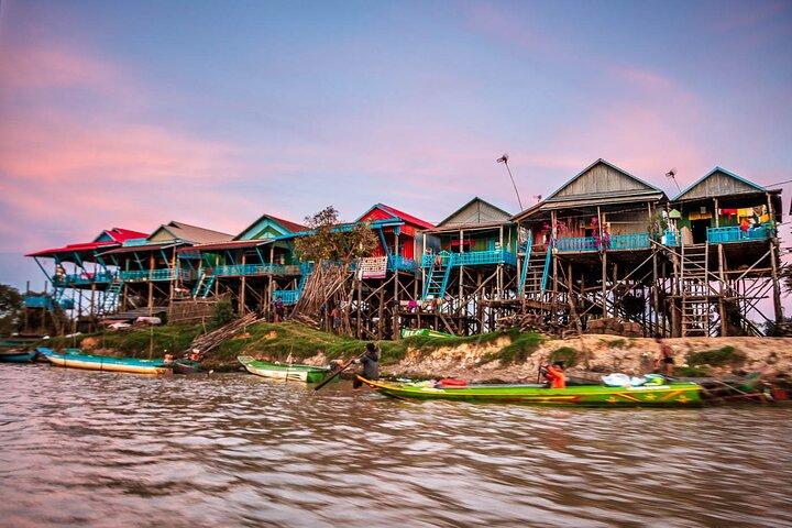 Kompong Khleang Floating Village from Siem Reap