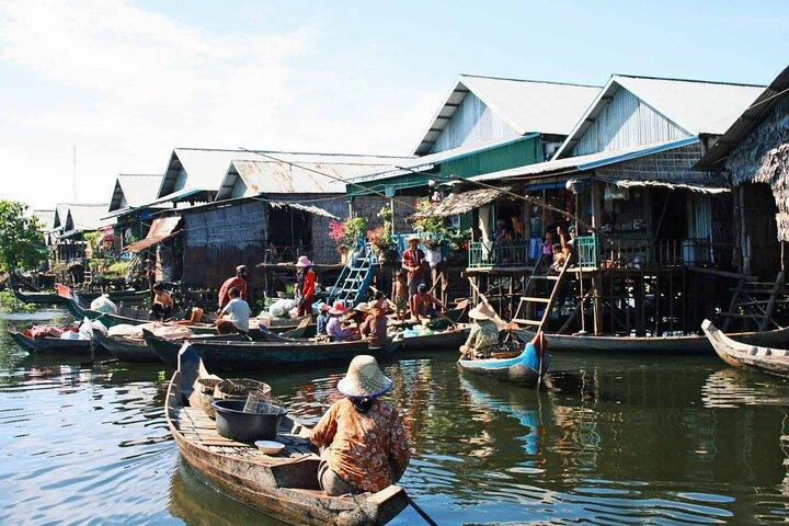 Kompong Phluk with Two Villages cruise tour from Siem Riep