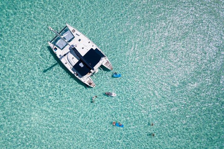 Puerto Morelos Secret Sandbar Catamaran Sail