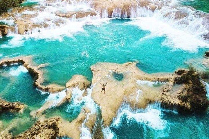 Full Day at Agua Azul Waterfalls, Misol Ha and Palenque