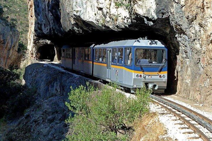 The Top Kalavryta, Rack Railway & Cave of Lakes Private Tour from Athens