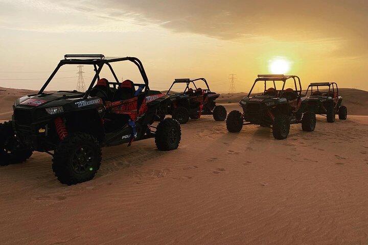 Dubai Morning Polaris Dune Buggy Self Drive open Desert - Private Basis