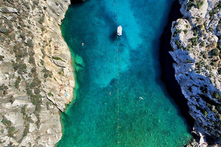 Malta Private Boat Tour: Gozo, Comino, Blue Lagoon Crystal lagoon