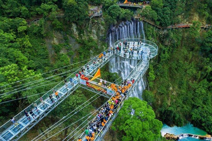 Skywalk Glass Bridge and Waterfall Ravine Half Day Private Tour