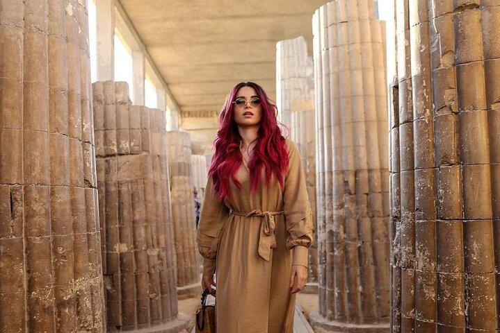 Sakkara pyramids, Memphis City and Dahshur Private Day Tour