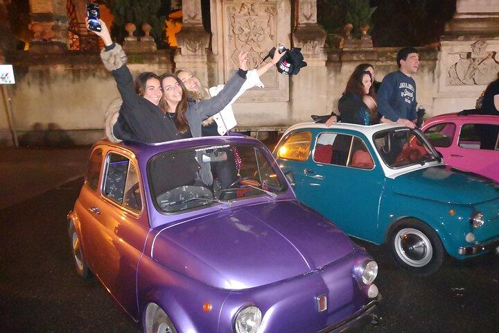 The Original Fiat 500 Night Tour of Rome