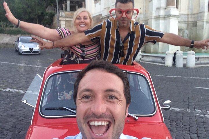 The Original Fiat 500 Night Tour of Rome