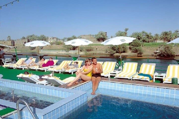 4-Days Nile Cruise Aswan To Luxor and Abu Simbel with train tickets from Cairo