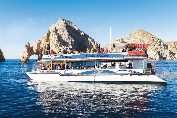 Whale Watching on 2-Level Boat with Breakfast and Drinks Included