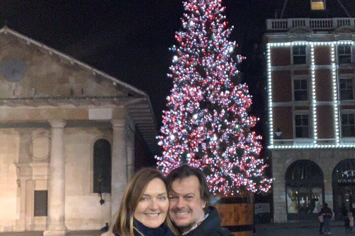 London Christmas Lights Guided Tour by Cab