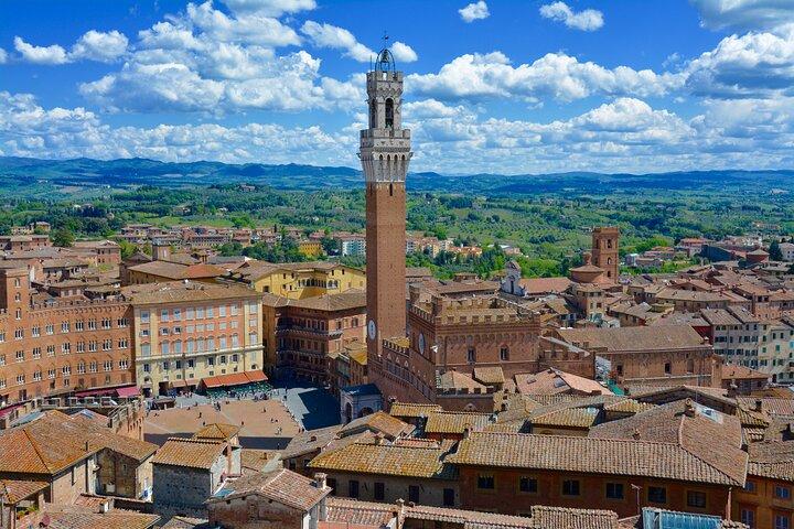 One Way Private Transfer: Florence to Rome with Visit to San Gimignano and Siena
