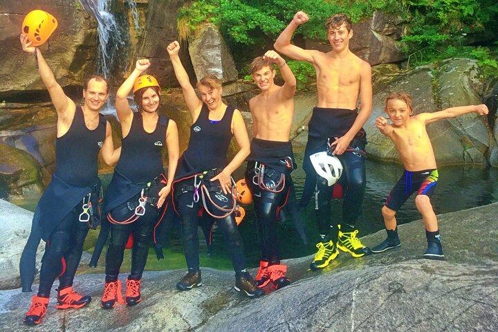 Fun and Adventure - Best beginner canyoning near Bellinzona