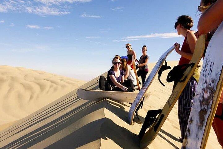 Morning Desert Safari Dubai with Dune Bashing and Sand Boarding