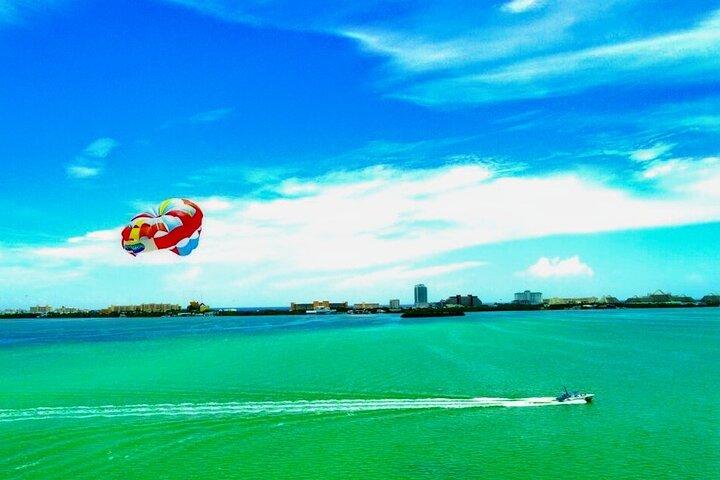 Sky Rider Lagoonside Parasailing in Cancún