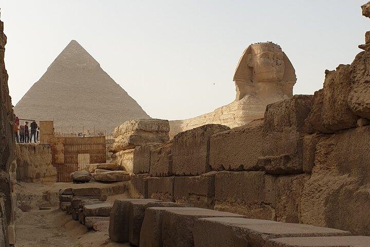Giza Pyramids, Sphinx, Sakkara, Memphis Full Day Tour