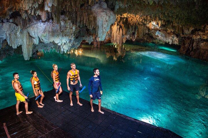 Akumal Cenote Swimming and Snorkeling from Cancun & Costa Mujeres