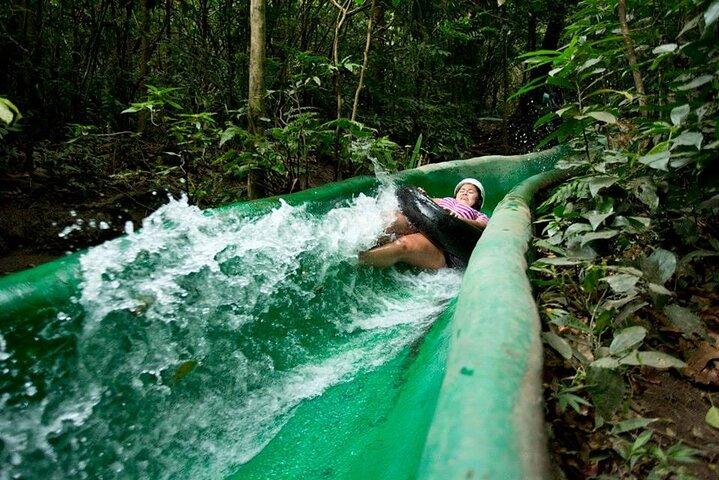 Mega Combo Zip Line Tour and Volcano Hot Spring