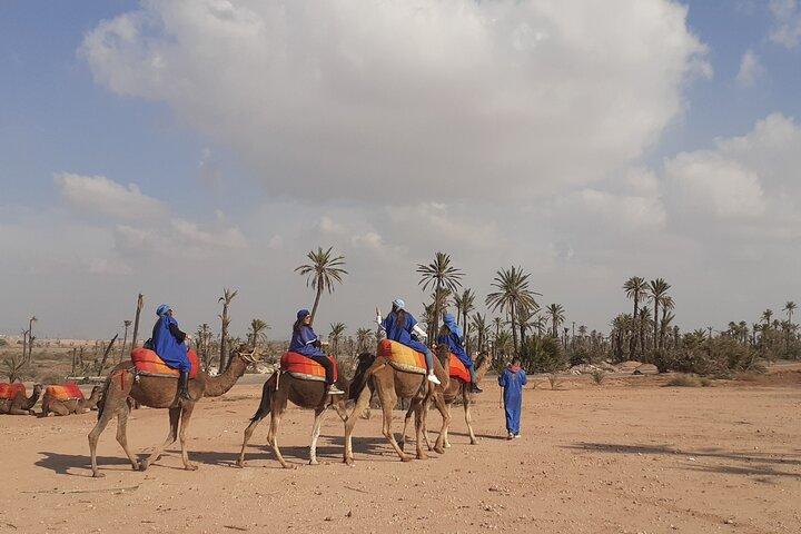 Camel Ride & Quad Bike tours in the palm grove of Marrakech