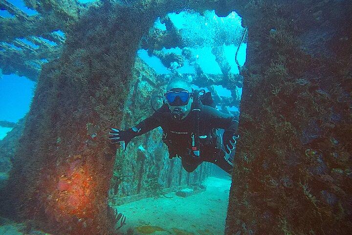 2 Tanks Scuba Diving Wreck and Reef in Cancun for Certified Divers