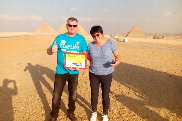 Grand Egyptian Museum & Pyramids & sphinx from Sharm el Sheikh