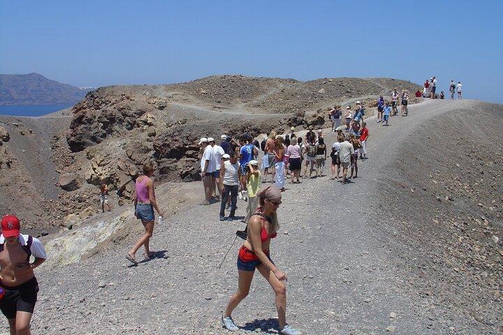Santorini - Volcano and Hot springs Boat Trip with Bus Transfer