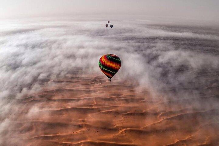 Sunrise Hot Air Balloon Ride in Dubai with Breakfast, Camel ride, and More