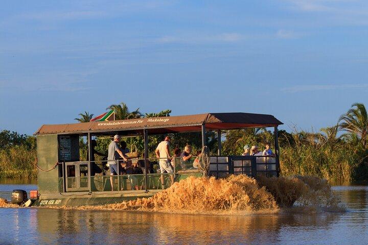 Hippo and Croc Boat Cruise in Saint Lucia with collection