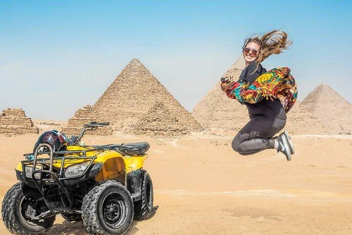 Private Giza pyramids ,Egyptian museum ,Camel and quad bike ATV